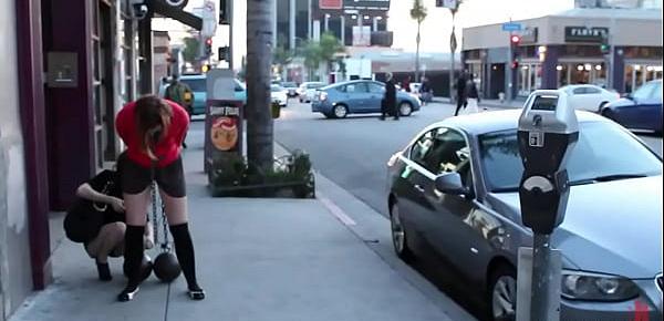  Slut public humiliated on the streets
